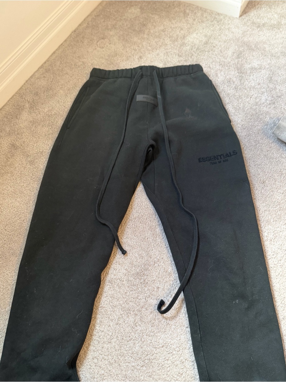 Essentials Black  Sweatpants price negotiable